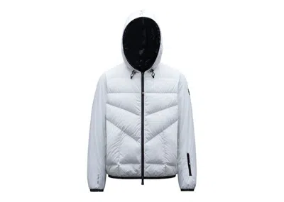 Pre-owned Moncler Men's  Genius Grenoble Daynamic Porossan Padded Shell Jacket In White