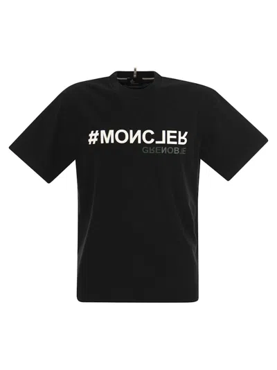 Pre-owned Moncler Men's  Grenoble Logo T-shirt In Black
