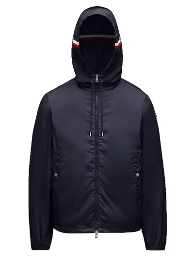 Pre-owned Moncler Men's  Grimpeurs Hooded Jacket In Night Blue