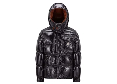 Pre-owned Moncler Men's  Karakorum Ripstop Short Down Jacket In Black (i20911a0014959607999)