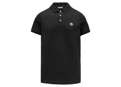 Pre-owned Moncler Men's  Logo Polo Shirt In Black