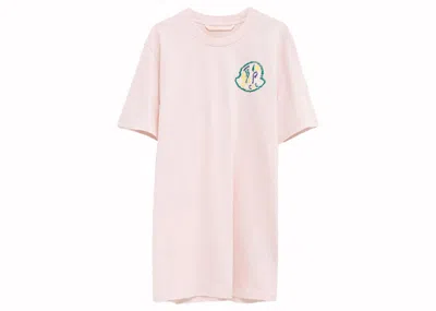 Pre-owned Moncler Men's  Logo T-shirt In Light Pink