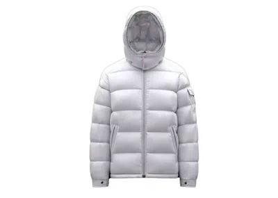 Pre-owned Moncler Men's  Maya Short Down Jacket In Optical White