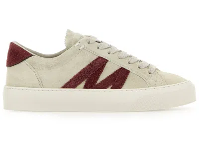 Pre-owned Moncler Men's  Monaco2 Sneakers In Beige/brown