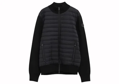 Pre-owned Moncler Men's  Padded Cotton Zipup Cardigan In 999