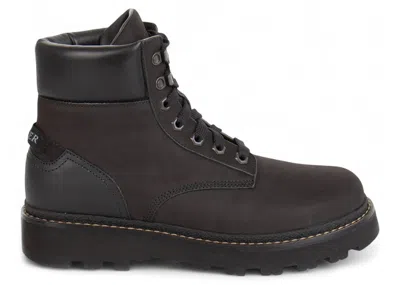 Pre-owned Moncler Men's  Peka Trek Hiking Boot Sneakers In Black