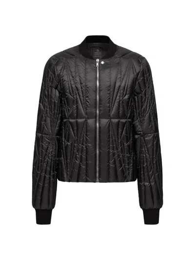 Moncler Men's  + Rick Owens Geocamo Flight Puffer Jacket In Black