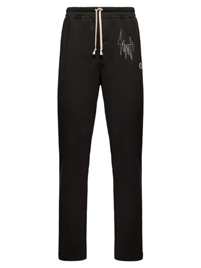 Moncler Men's  + Rick Owens Sweatpants In Cotton In Black