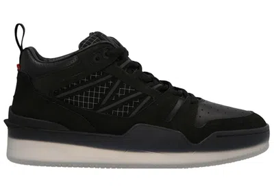 Pre-owned Moncler Men's  Rivot Mid Sneaker Sneakers In Black