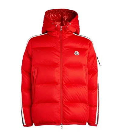 Pre-owned Moncler Men's  Sanbesan Short Down Jacket In Red