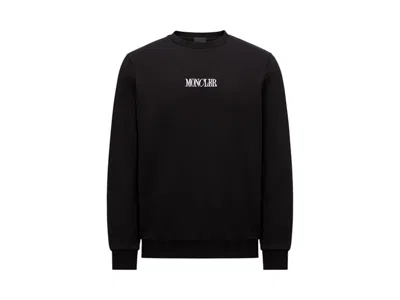 Pre-owned Moncler Men's  Small Logo Printed Sweatshirt In Black