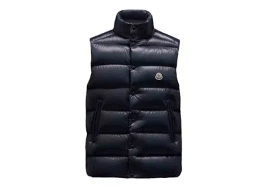 Pre-owned Moncler Men's  Tibb Vest In Night Blue