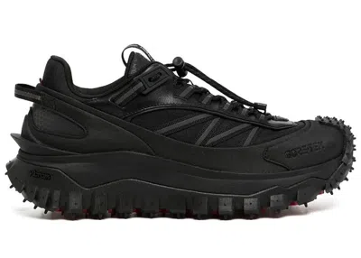 Pre-owned Moncler Men's  Trailgrip Goretex Sneakers In Black