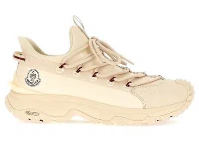 Pre-owned Moncler Men's  Trailgrip Lite 2 Sneakers In Beige