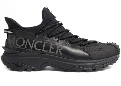 Pre-owned Moncler Men's  Trailgrip Lite 2 Sneakers In Black