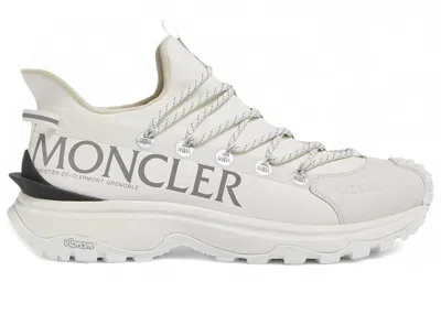 Pre-owned Moncler Men's  Trailgrip Lite 2 Sneakers In White/grey In Gray