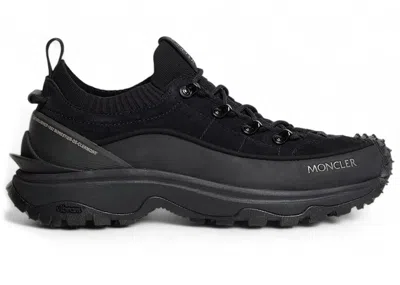 Pre-owned Moncler Men's  Trailgrip Lite 3 Sneakers In Black