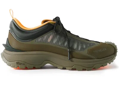 Pre-owned Moncler Men's  Trailgrip Lite Sneaker Sneakers In Green/orange