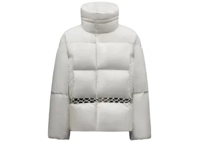 Pre-owned Moncler Men's  X 1017 Alyx 9sm Arbutus Down Jacket In Off White