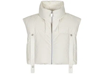 Pre-owned Moncler Men's  X 1017 Alyx 9sm Fraxinus Vest In White