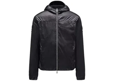Pre-owned Moncler Men's  X 1017 Alyx 9sm Zip Up Hoodie In Black