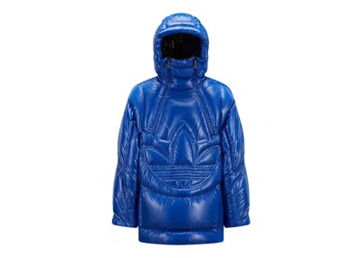 Pre-owned Moncler Men's  X Adidas Originals Chambery Short Down Jacket In Blue