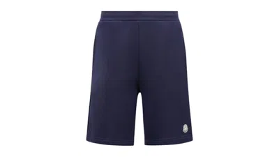 Pre-owned Moncler Men's  X Mercedesbenz Nigo Cotton Shorts In Navy Blue