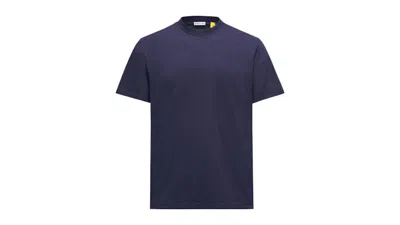 Pre-owned Moncler Men's  X Mercedesbenz Nigo Cotton T-shirt In Navy Blue