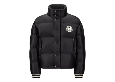 Pre-owned Moncler Men's  X Palm Angels Keon Short Down Jacket In Black