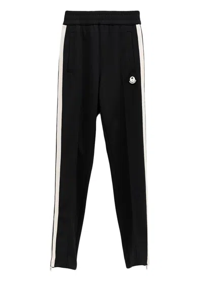 Pre-owned Moncler Men's  X Palm Angels Track Pants In Black White