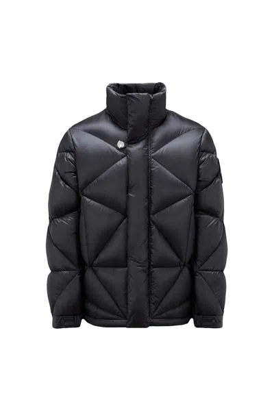 Pre-owned Moncler Men's  X Pharrell Oak Short Down Jacket In Black