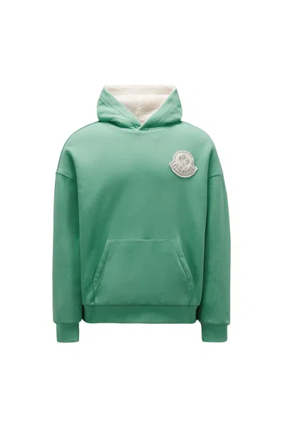 Pre-owned Moncler Men's  X Pharrell Reversible Hoodie In Mint Green