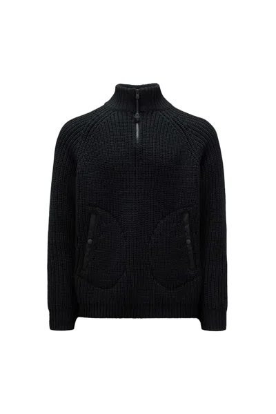Pre-owned Moncler Men's  X Pharrell Wool Sweater In Black