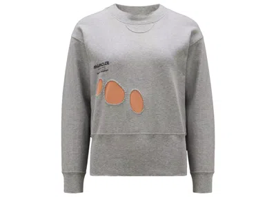 Pre-owned Moncler Men's  X Salehe Bembury Fleece Sweatshirt In Grey