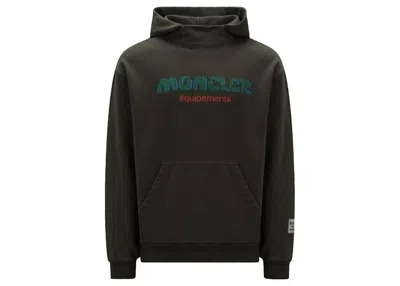 Pre-owned Moncler Men's  X Salehe Bembury Logo Hoodie In Dark Green