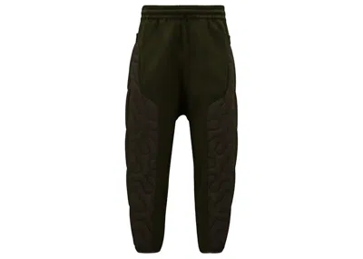 Pre-owned Moncler Men's  X Salehe Bembury Padded Pants In Dark Green