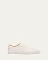 Moncler Monclub Classic Sneakers Crafted With White Smooth Leather In White