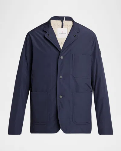 Moncler Men's Monges Down Jacket In Dark Blue