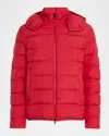 Moncler "montbrocq" Jacket Clothing In Red