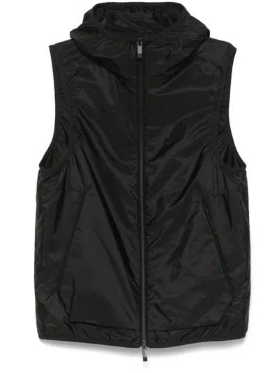 Moncler Men Moretan Nylon Vest In Black