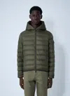 Moncler Insulated Lightweight Waistcoat With Silhouette In Green