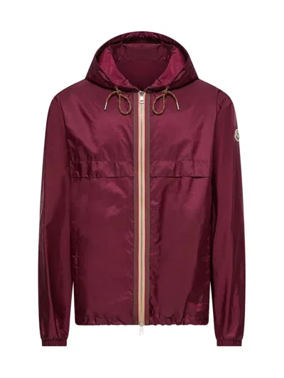 Moncler Men's Nidge Jacket In Burgundy