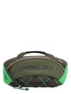 Moncler Nylon Belt Bag Leather Inserts In Green