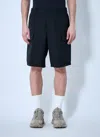Moncler Men Nylon Shorts In Black