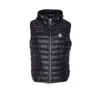 Moncler Orant Padded Vest With Hood In Black