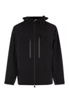 Moncler Veste À Capuche Imperméable Orden In Black