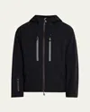 Moncler Veste À Capuche Imperméable Orden In Black