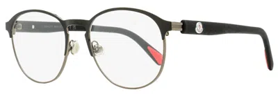Moncler Men's Oval Eyeglasses Ml5192 001 Black 54mm In Multi