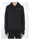 Moncler Grenoble Panelled Cotton-blend And Shell Jacket In Black