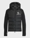 MONCLER MEN'S PADDED POLARTEC ZIP-UP JACKET